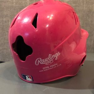 Pink Rawlings youth helmet